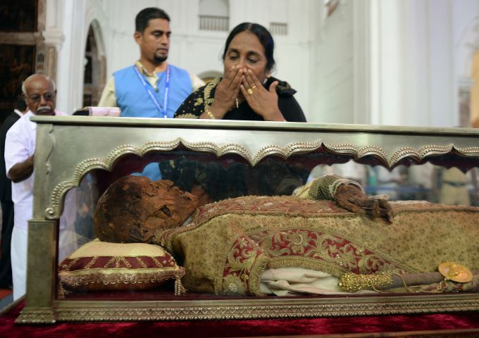 Corpo de São Francisco Xavier, Índia